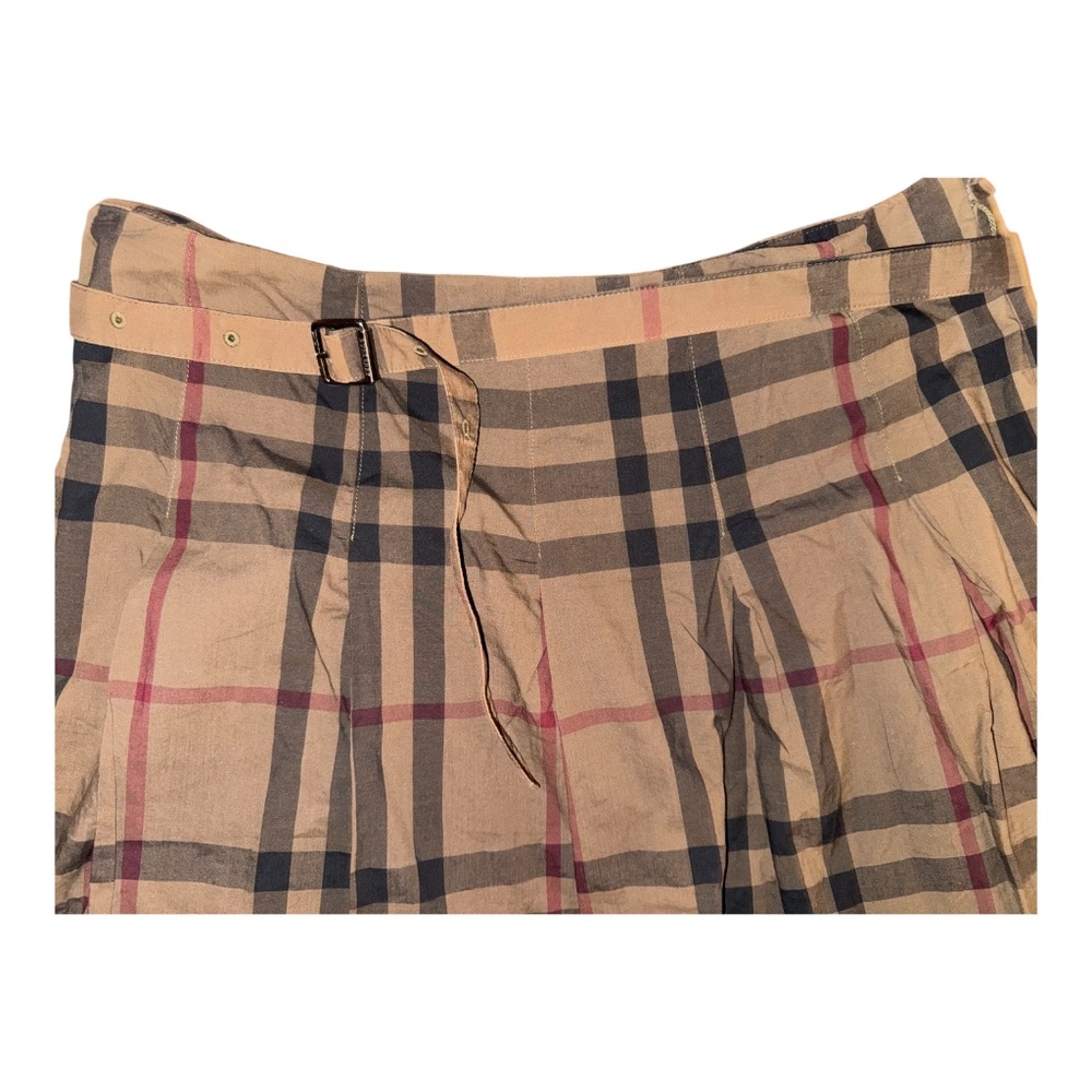 Burberry Pleated Plaid Skirt 12 - Picture 3 of 6